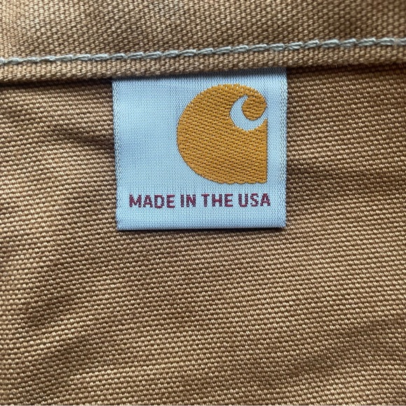 NWOT Carhartt Carpenter Pants B01 BRN Loose Original Fit Duck Double Knee 42x30 - Picture 10 of 12